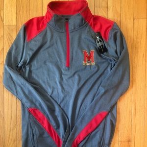 NWT Maryland Terrapins 1/4 zip